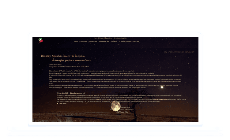 Esempio sito Web-design